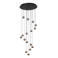 Lucide aluminium dimbare LED hanglamp 55x55 cm - grijs ijzer
