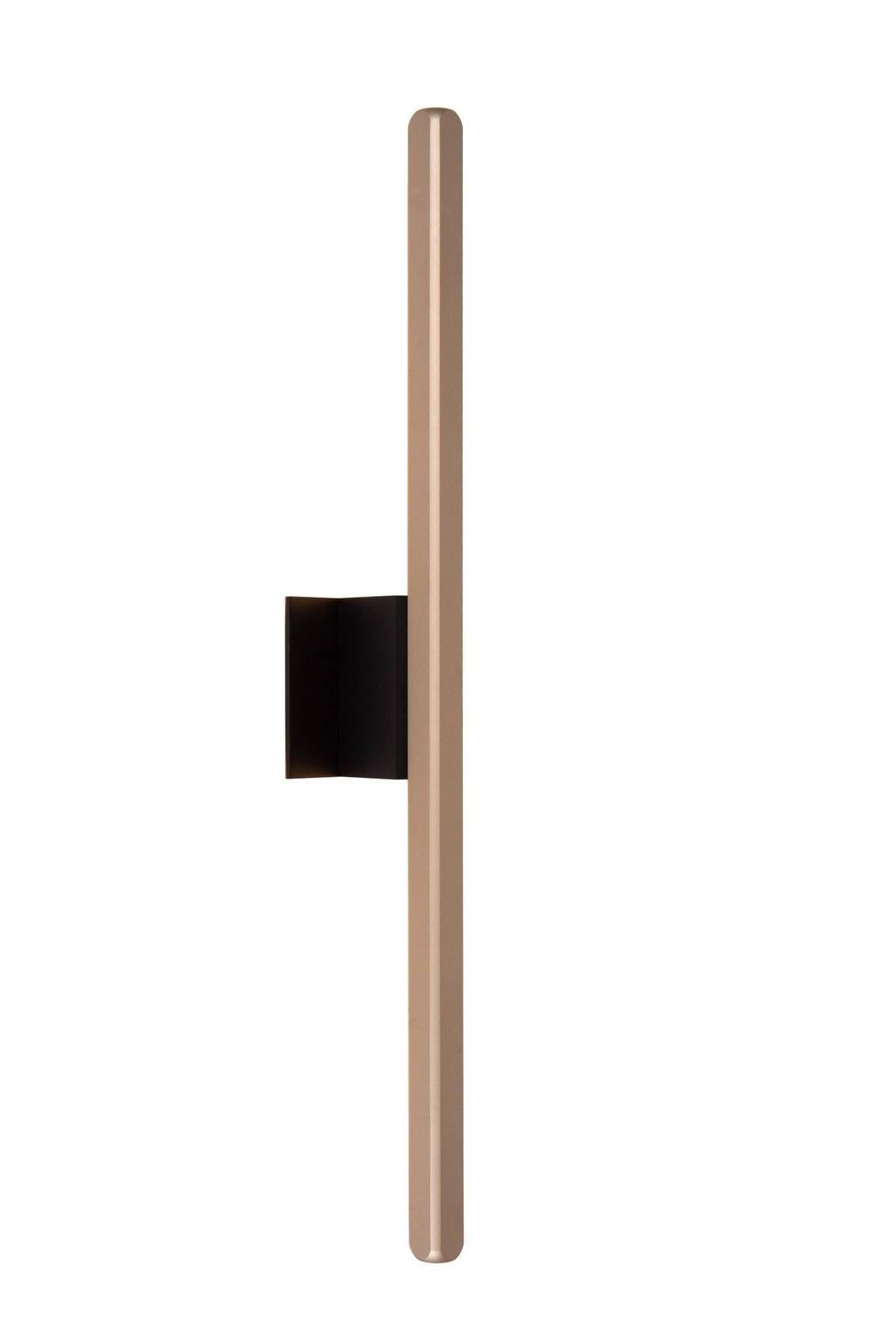 Lucide aluminium dimbare LED wandlamp 10x8 cm - koffie