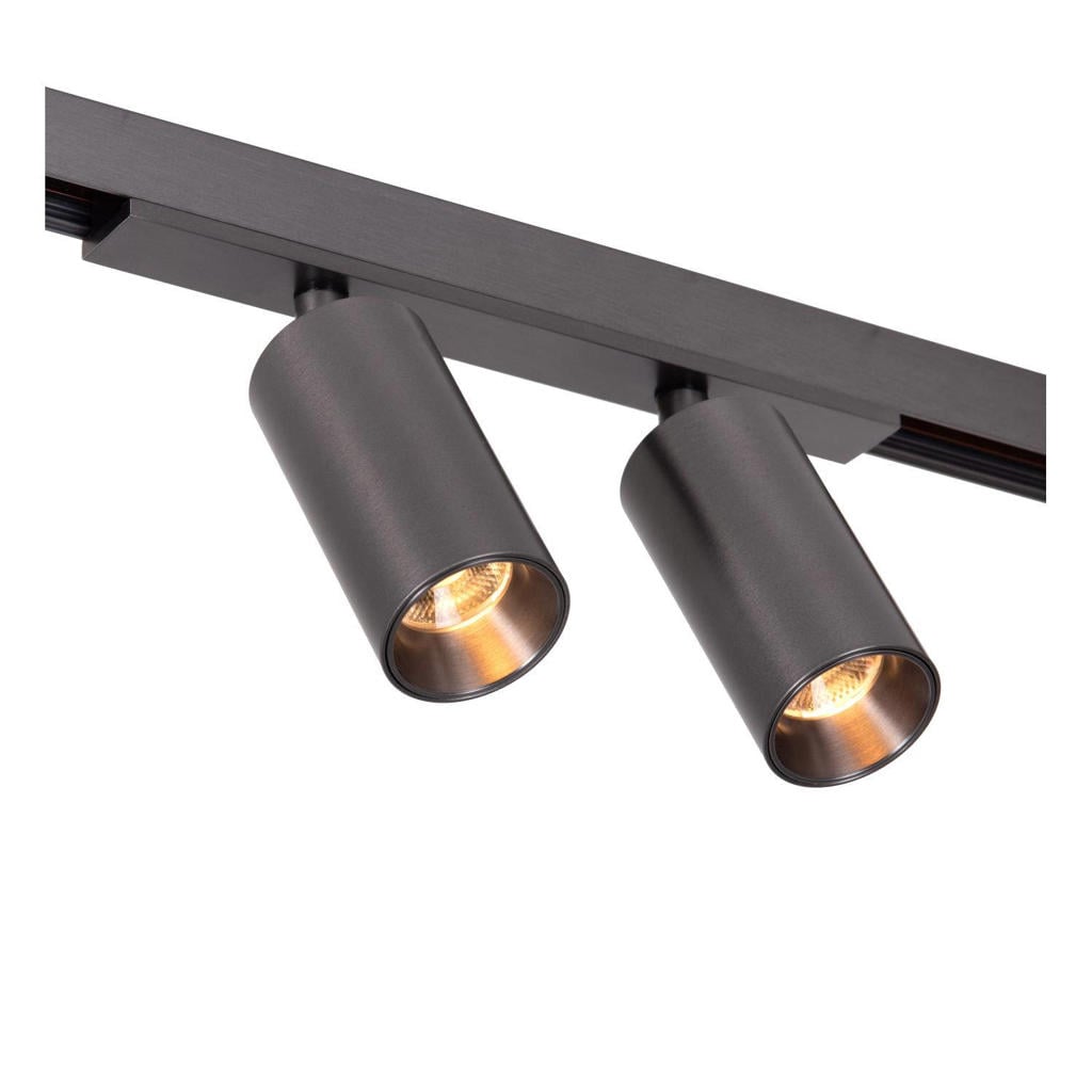 Lucide aluminium dimbare LED railverlichting Premium LINIA - zwart/chroom