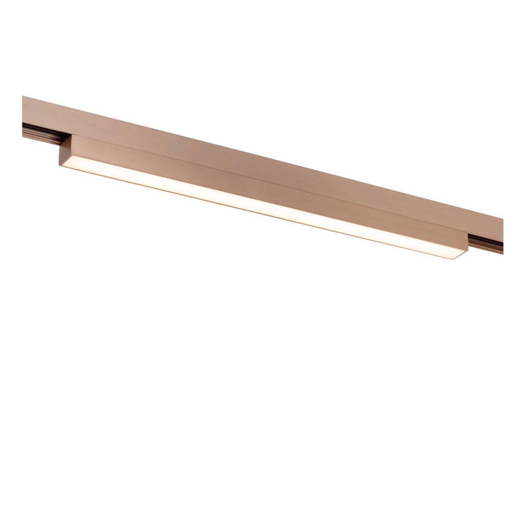 Lucide aluminium dimbare LED railverlichting - champagne