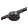 Lucide dimbare LED railverlichting - matzwart/chroom