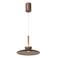 Lucide glazen dimbare LED hanglamp Ø 32 cm - amber