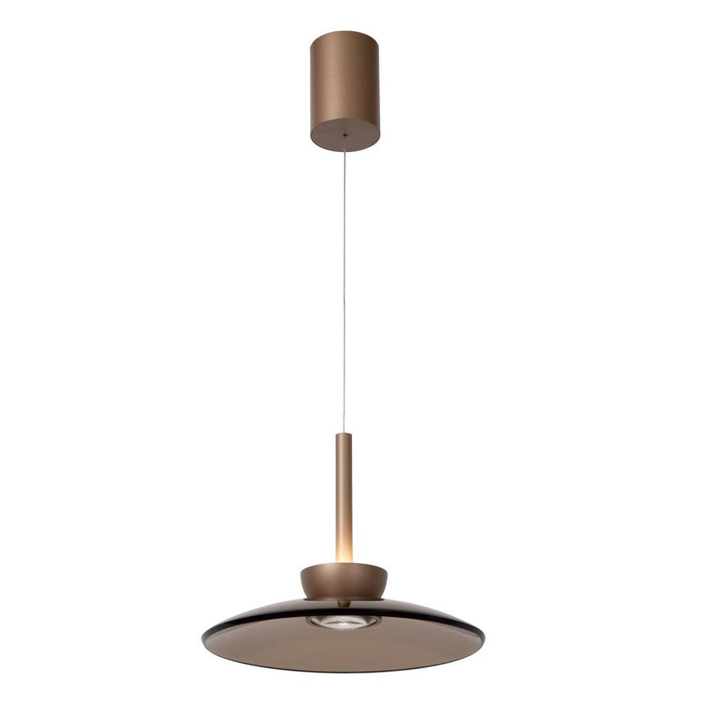 Lucide glazen dimbare LED hanglamp Ø 32 cm - amber