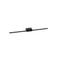 Lucide aluminium LED wandlamp 59.1x10 cm - zwart