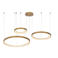 Lucide dimbare LED hanglamp Ø 78 cm - mat goud/messing