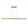 Lucide aluminium dimbare LED hanglamp 140x8 cm - brons