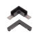 Lucide aluminium railverlichting LINIA 9x9 cm - matzwart/chroom