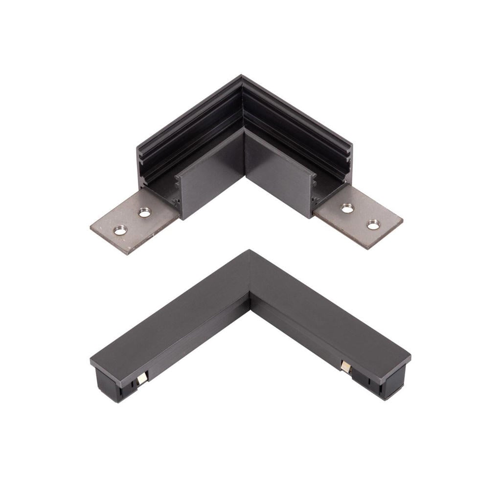 Lucide aluminium railverlichting LINIA 9x9 cm - matzwart/chroom