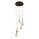 Lucide dimbare LED hanglamp Ø 41.9 cm - amber