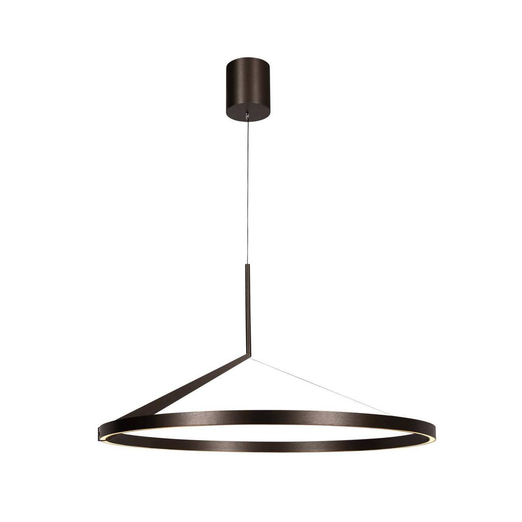 Lucide aluminium LED hanglamp Ø 80 cm - grijs ijzer