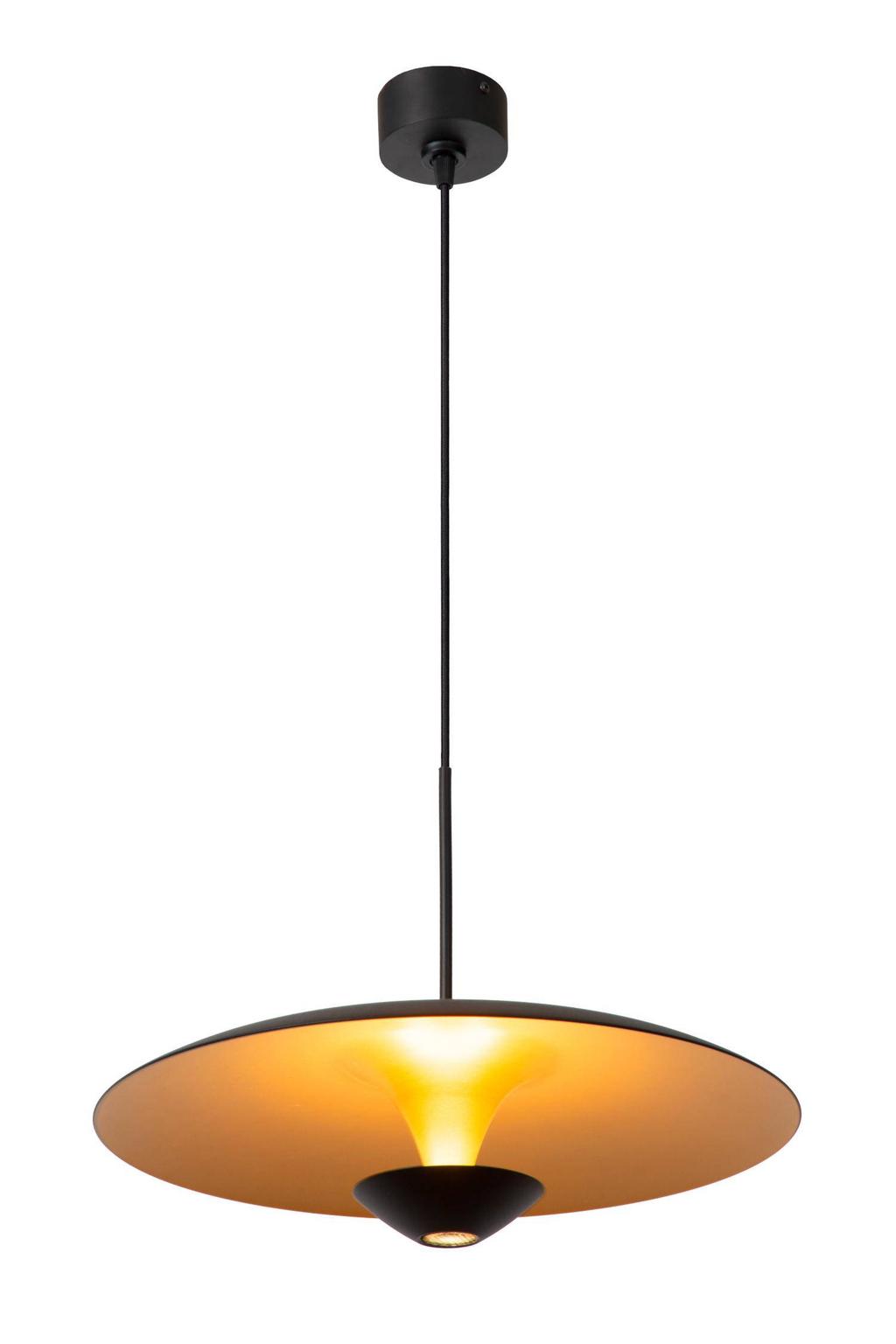 Lucide dimbare LED hanglamp Ø40 cm - zwart