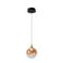 Lucide glazen dimbare LED hanglamp Ø16 cm - amber