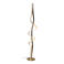 Lucide dimbare LED vloerlamp 20x32.5 cm - mat goud/messing
