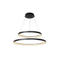Lucide dimbare LED hanglamp Ø 78 cm - zwart