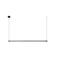 Lucide aluminium LED hanglamp Ø 2,5 cm - zwart