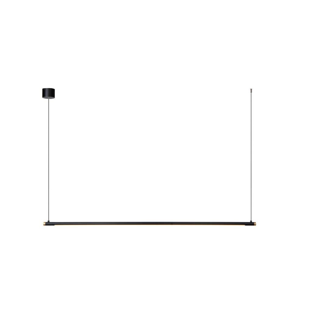 Lucide aluminium LED hanglamp Ø 2,5 cm - zwart