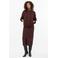 s.Oliver BLACK LABEL midi kokerrok met split - paars