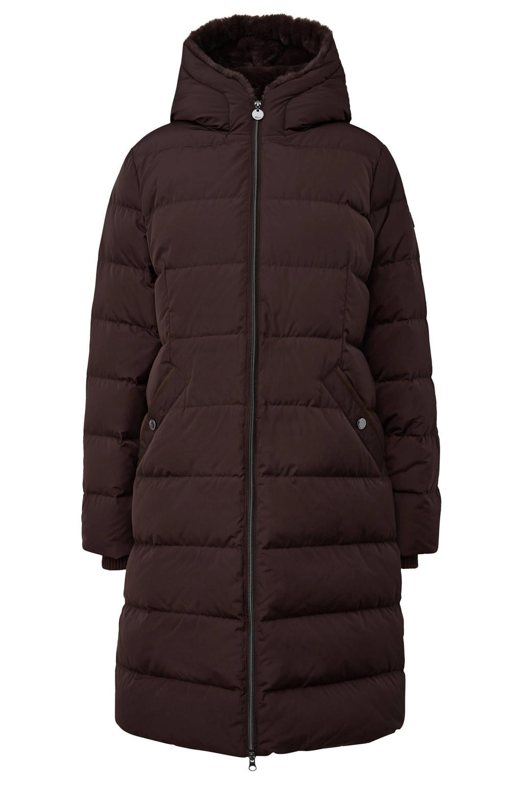 s.Oliver BLACK LABEL pufferjas - donkerbruin
