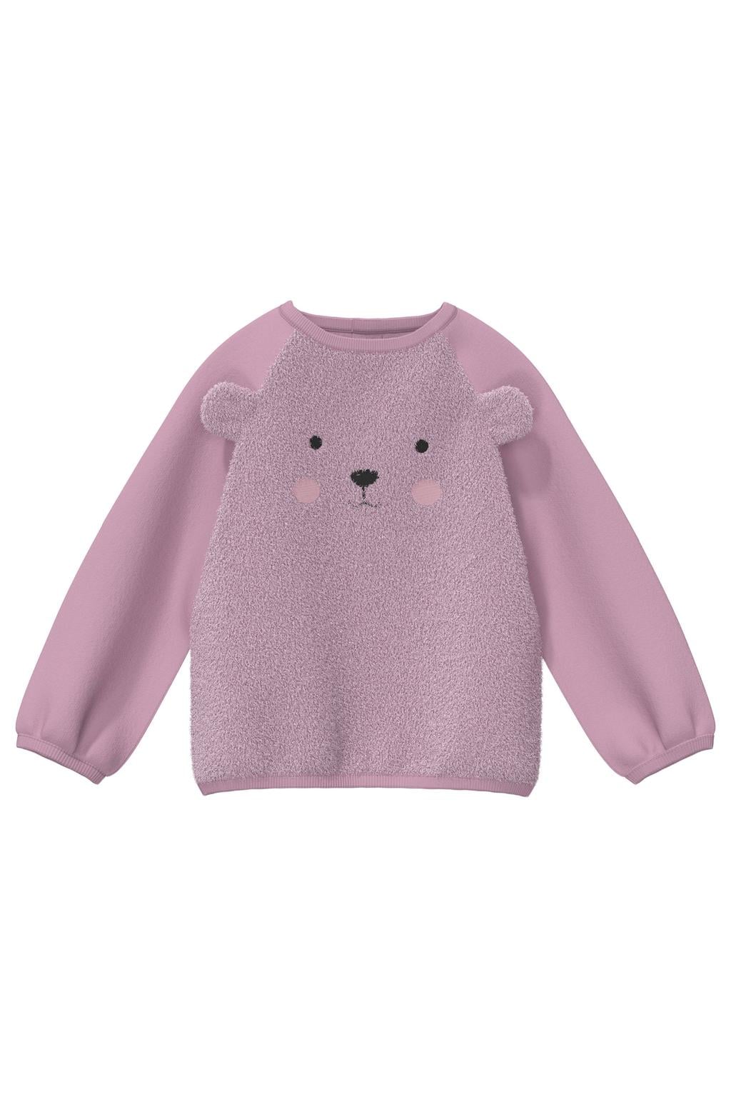 s.Oliver sweater met print - roze