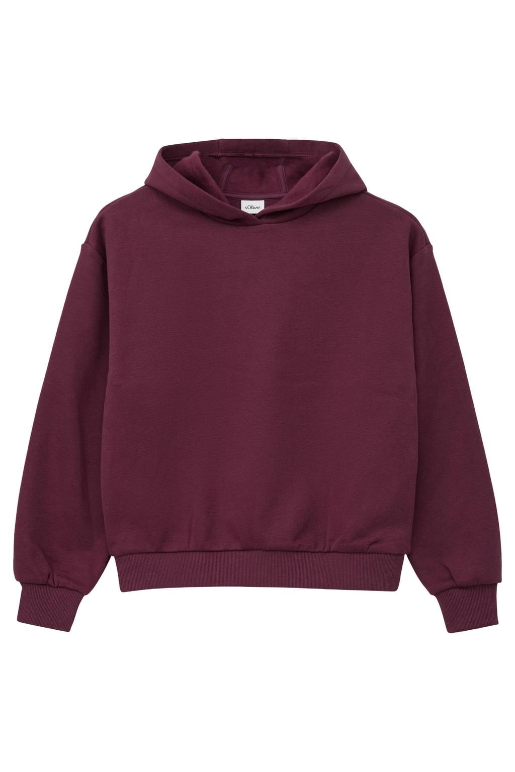 s.Oliver hoodie met backprint - paars