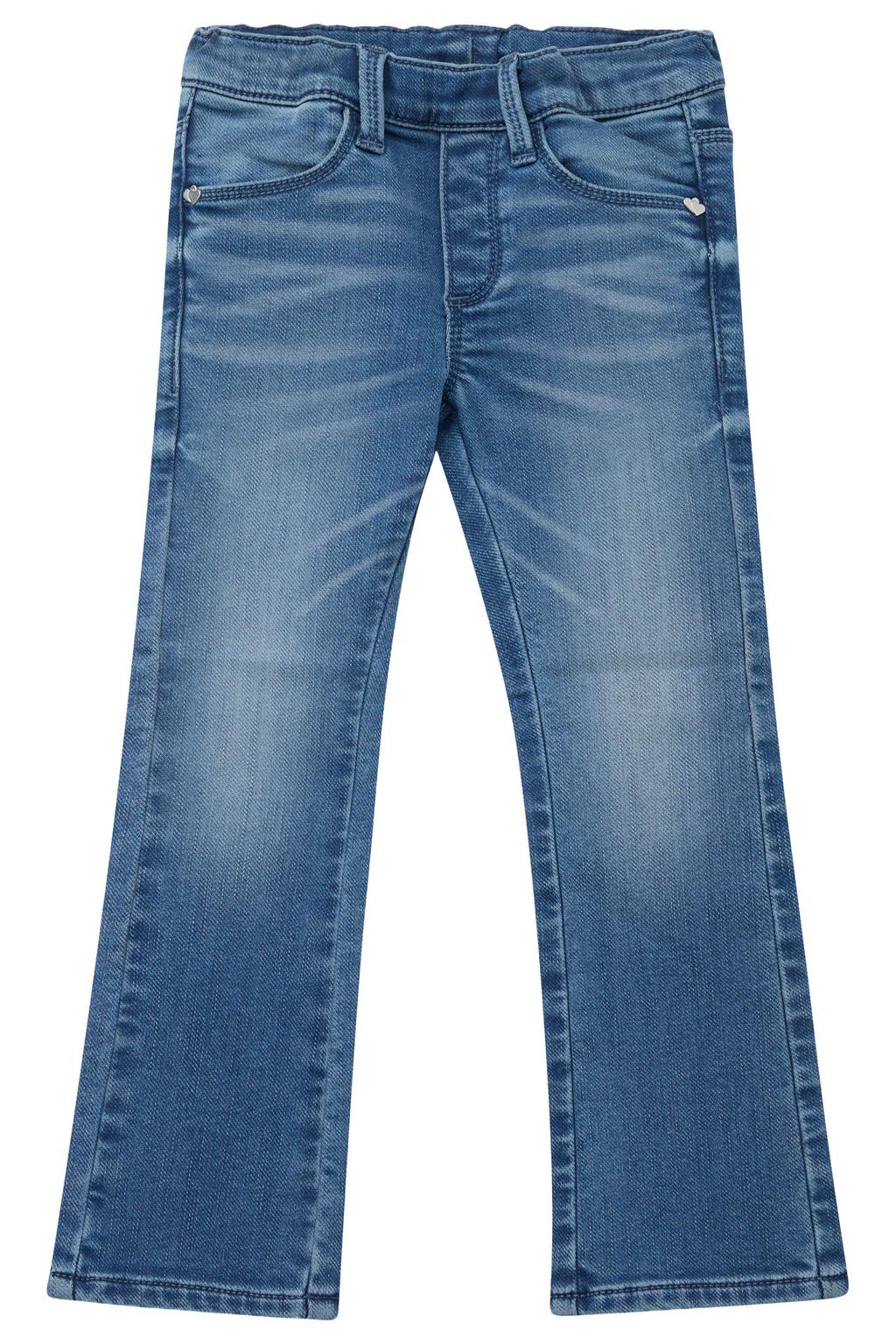 s.Oliver flared jeans - medium blue denim