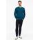 s.Oliver katoenen regular fit gebreide trui - blauw