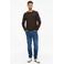 s.Oliver regular fit gebreide trui - bruin