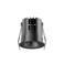 Lucide dimbare inbouwspot Ø6 cm - matzwart/chroom