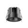 Lucide dimbare inbouwspot Ø 8 cm - matzwart/chroom