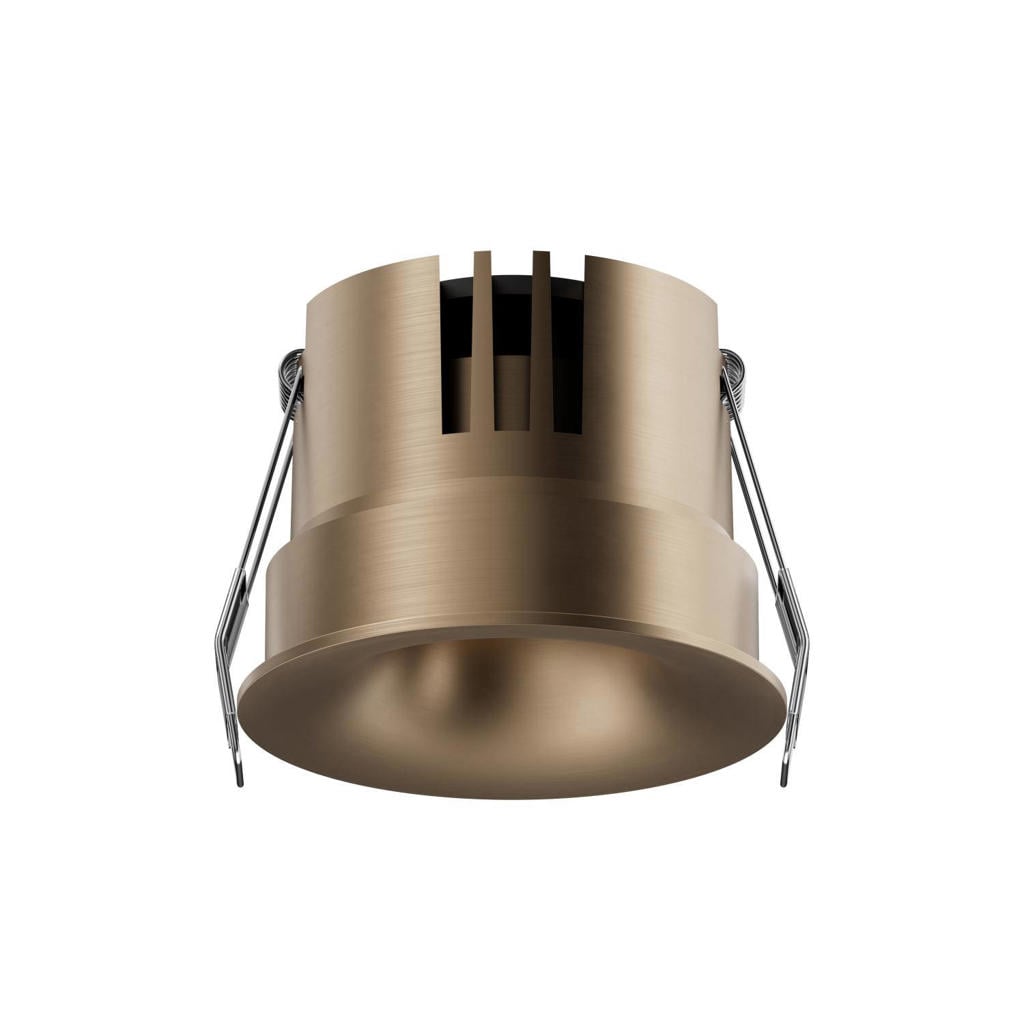 Lucide dimbare inbouwspot Ø 8 cm - champagnekleur