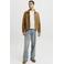 JACK & JONES ORIGINALS regular fit longsleeve - ecru