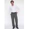 JACK & JONES PANTS STUDIO wide leg chino - dark grey