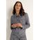 Claudia Sträter tweed gemêleerde jacquard tussenjas - grijs