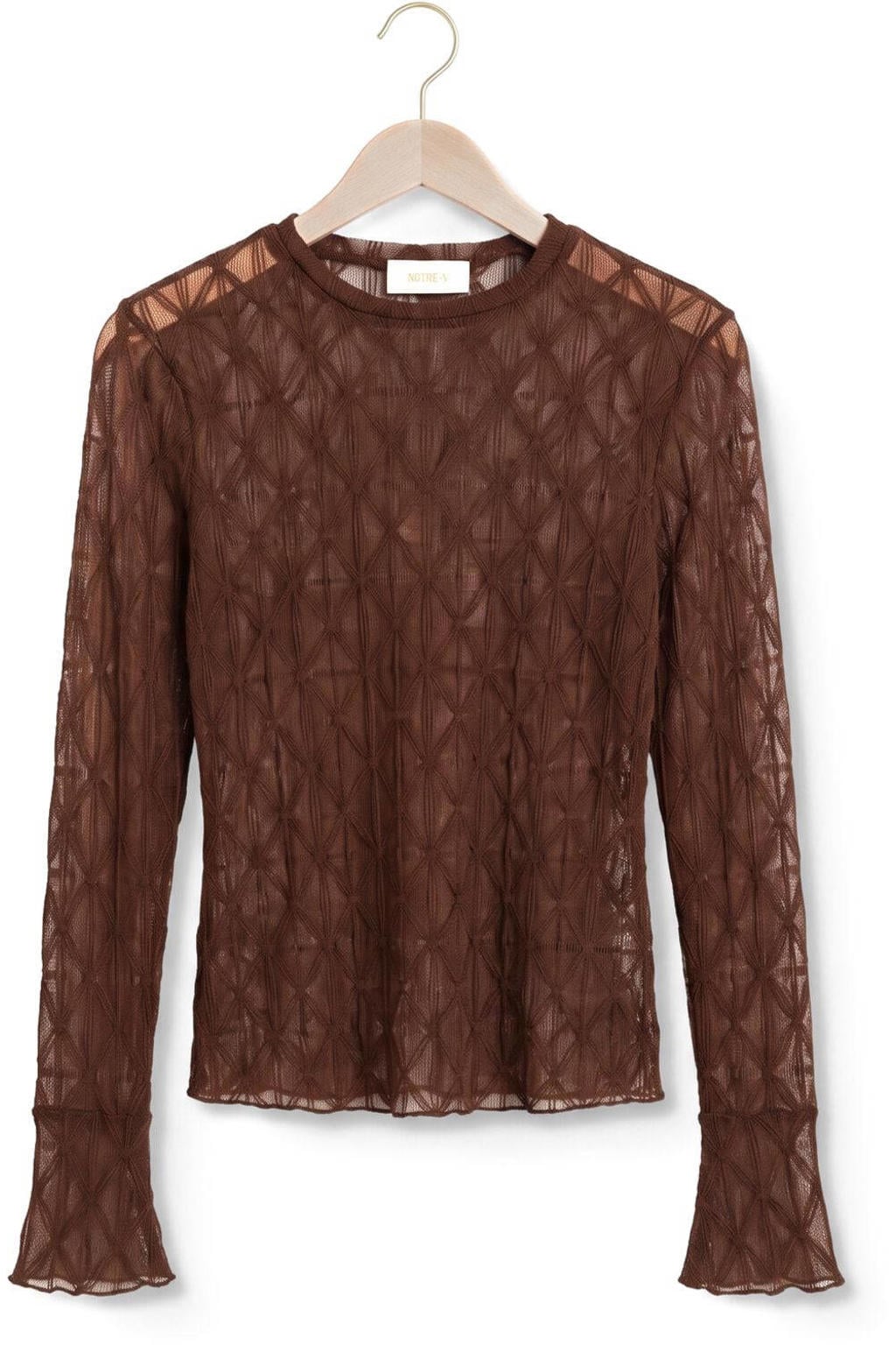 Notre-V Tops & T-shirts Nv-ingelise Bruin