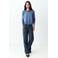 MANGO TEEN katoenen gebreide trui - blauw