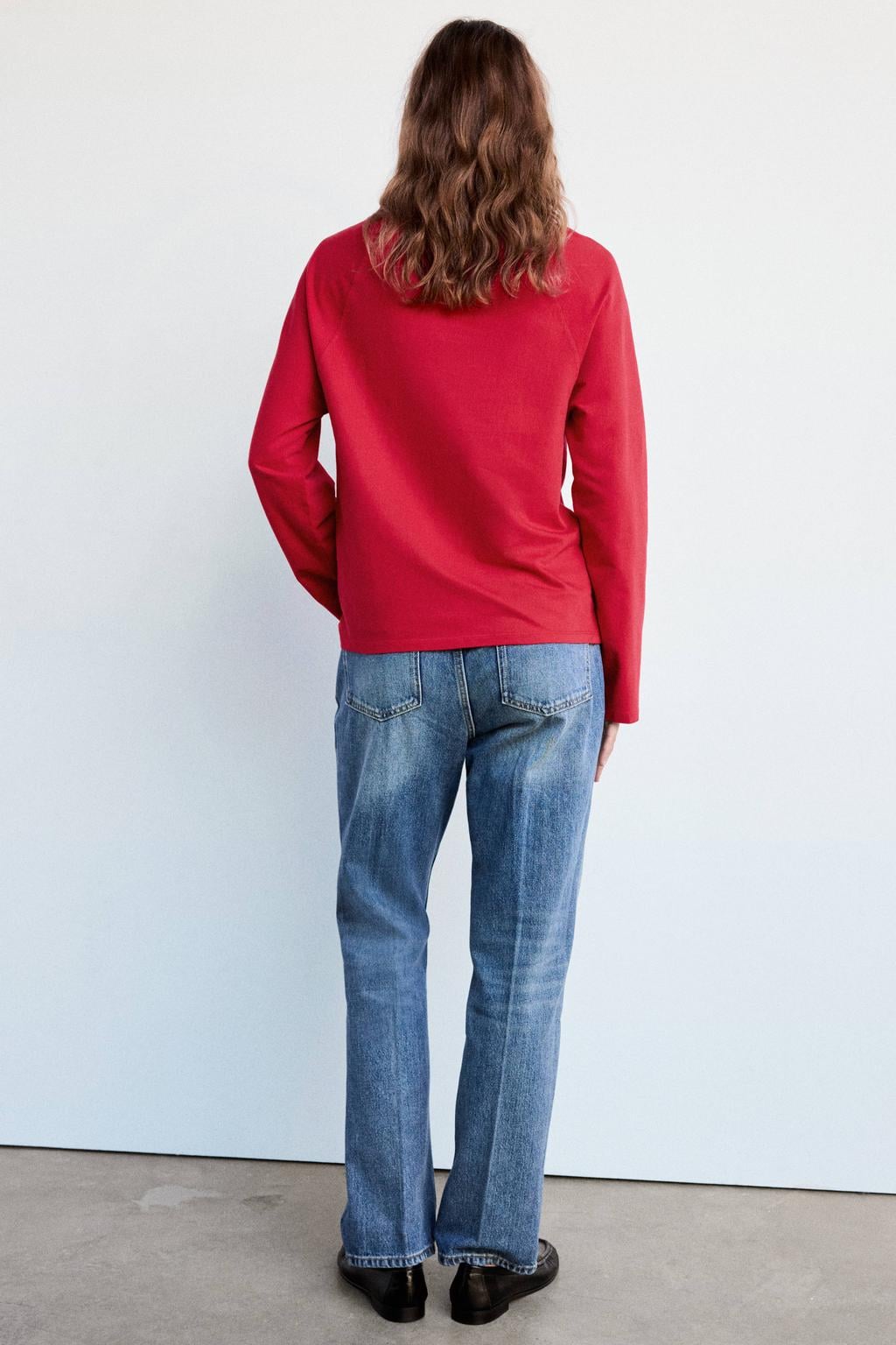 Mango longsleeve - rood