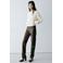 Mango gebreid vest met wol - ecru