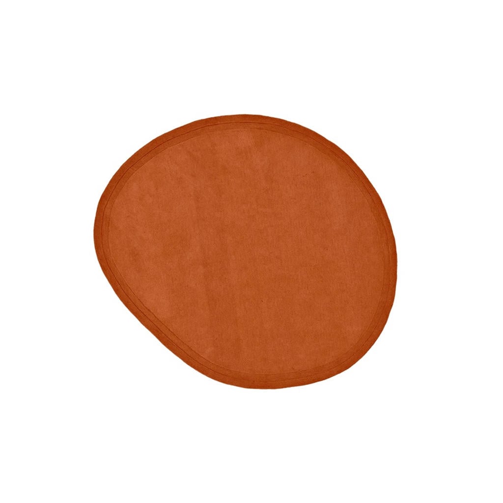 FÉST laagpolig vloerkleed 250x230 cm - oranje