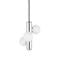 FÉST stalen dimbare hanglamp G9 21x21 cm - zilver
