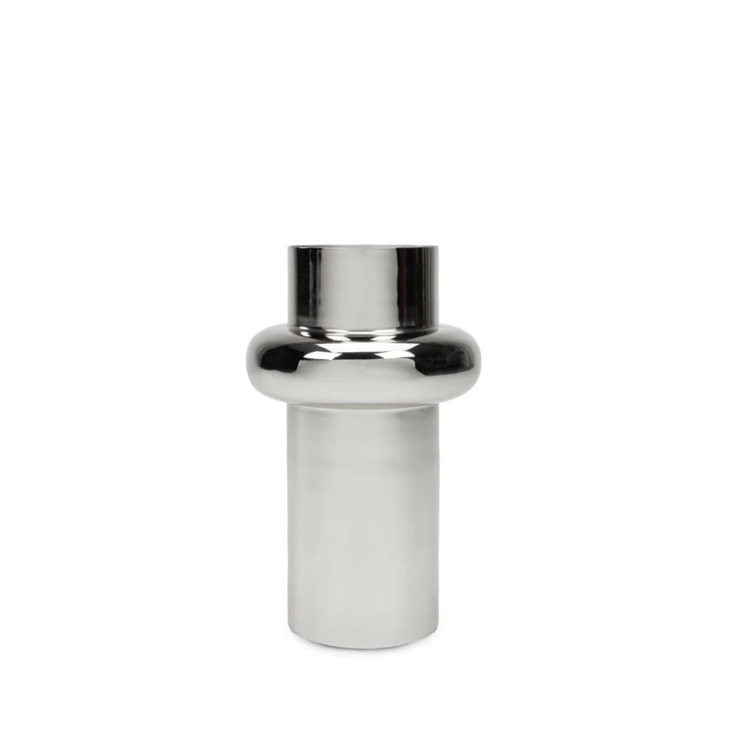 FEST Amsterdam aluminium vaas 23x23 cm - zilver
