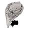 Sarlini gebreide sjaal met paisley print grijs
