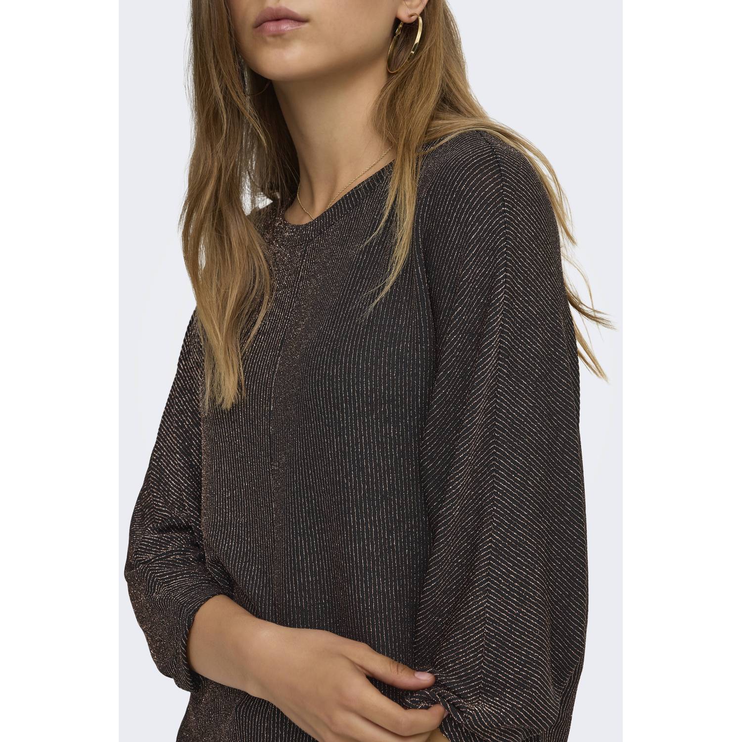 ONLY top zwart goud