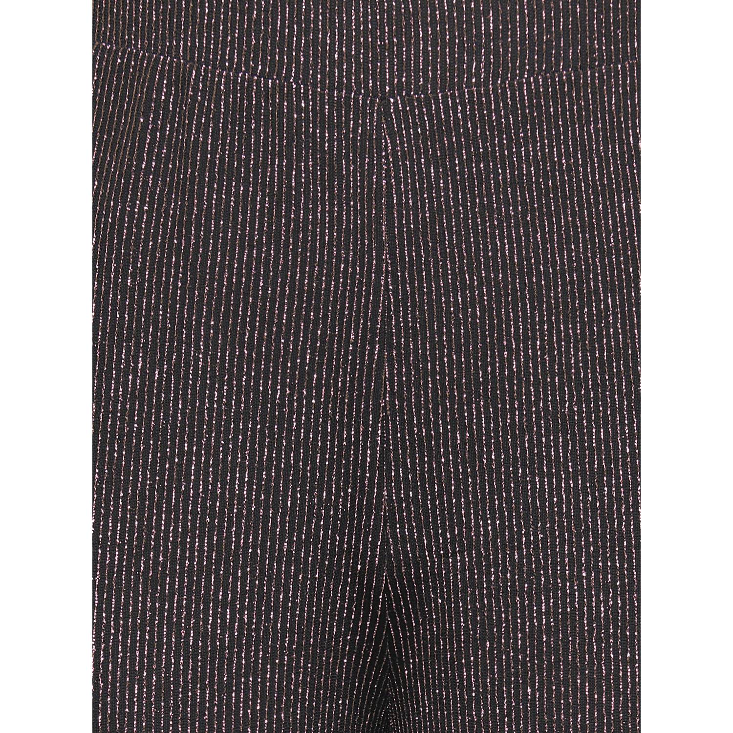 ONLY high waist wide leg casual broek met glitters zwart