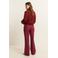 Expresso gebreide trui met wol - rood