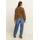 Expresso gebreid vest met wol - camel
