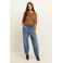 Expresso barrel jeans - medium blue denim
