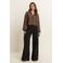 Expresso blouse met print - bruin
