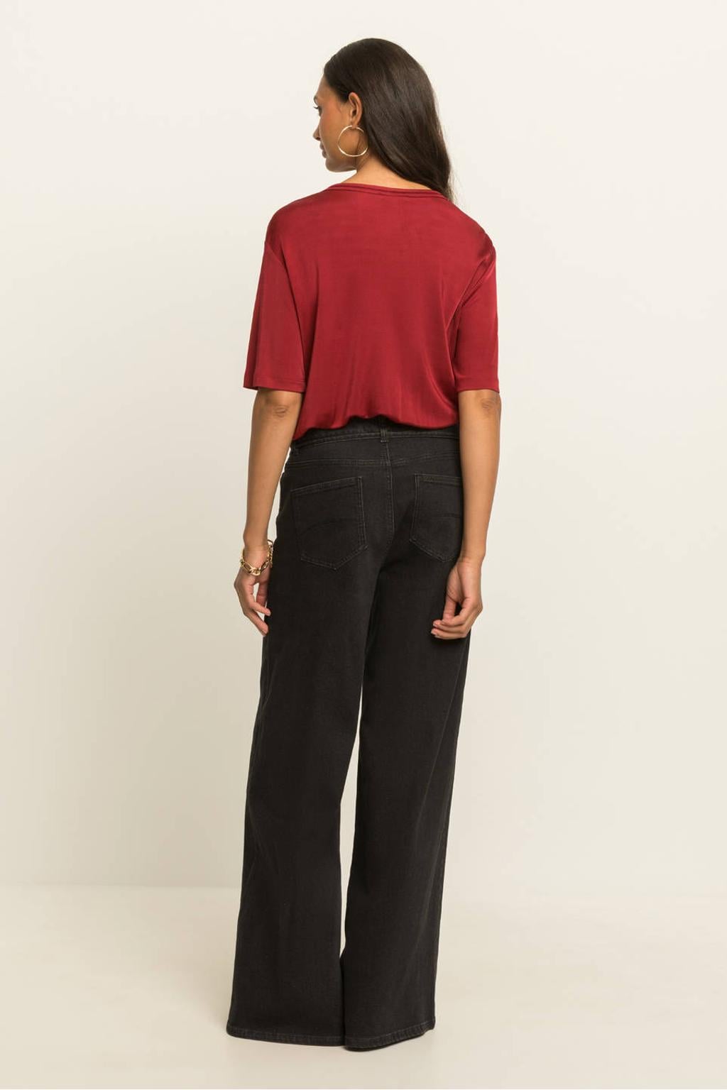 Expresso glitter top - rood