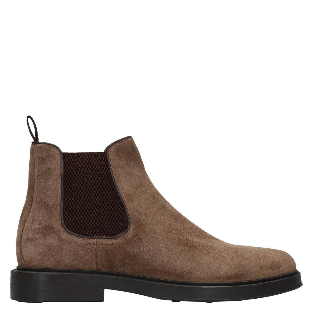 Manfield suède chelsea boots - taupe