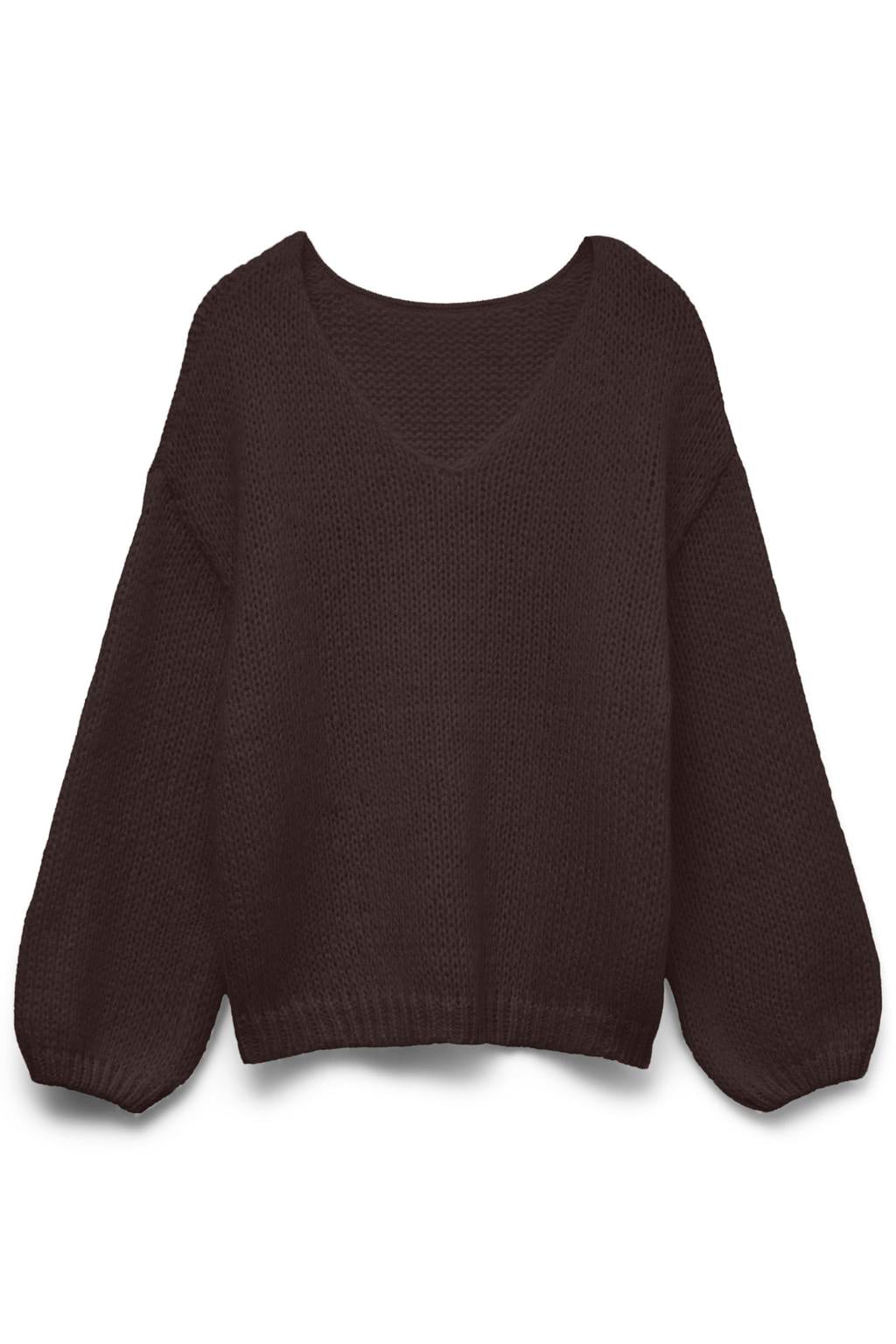 VERO MODA gebreide trui - bruin
